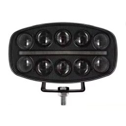 Proiector auto LED 9 inch 120W de 18000LM cu lupa lumina alba + pozitie galbena 12/24V