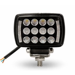 Proiector LED Off Road Alb + Galben mod flash constant si flow 12V/24V de 4inch