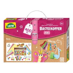 Kit de lucru roz cu 400 de piese