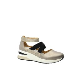 Pantofi casual damă Remonte auriu metalizat, din piele naturală REMD2411-90-39 EU