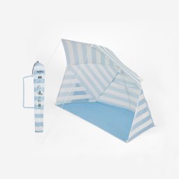 Cort de plajă anti UV UPF50+ 3 persoane IWIKO Albastru vis