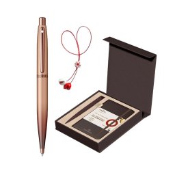 Set Pix Sheaffer VFM Coffee Edition Matt Brown + Agenda A6 maro inchis