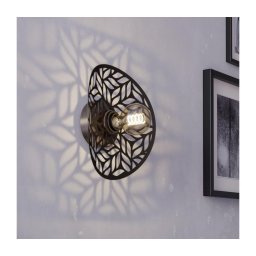 Eglo 44125 - Aplică de perete SWABY 1xE27/60W/230V, bronz