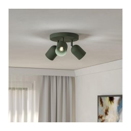 Eglo 44134 - Spot TILSTON, 3xE14/40W/230V, verde