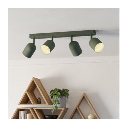Eglo 44135 - Corp de iluminat cu spoturi TILSTON, 4xE14/40W/230V, verde