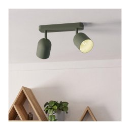 Eglo TILSTON 44133 - Spot 2xE14/40W/230V, verde