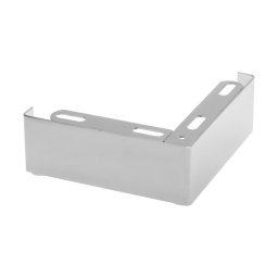 Picior metalic pentru canapele si mobilier, model DIVANO, 150x150x50 mm, finisaj crom lucios