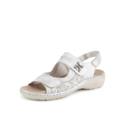 Sandale dama din piele naturala, Remonte D7647-40, gri