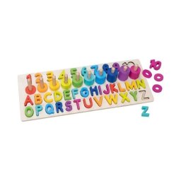 Puzzle alfanumeric educativ Goki, pentru copii 3+