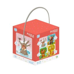 Puzzle 4 in 1 - Anotimpurile (12, 16, 20, 24 piese)