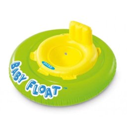 Colac de inot intex galben/verde pentru bebelusi 76 cm, 56588eu