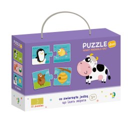 Duo Puzzle - Hrana animalelor (2 piese)