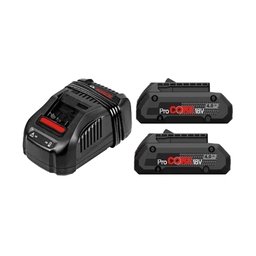 Bosch - 1600A016GF - Set 2 acumulatori si incarcator, Li-Ion, 18 V, 4 Ah