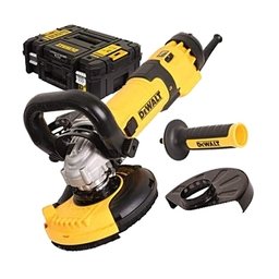DeWalt - DWE4257KT - Polizor unghiular cu fir, 1500 W, 125 mm, protectie suprasarcina, turatie reglabila, pornire lina, accesorii