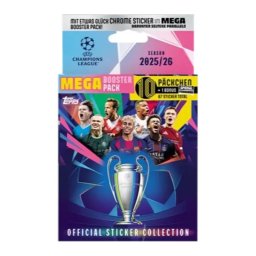 Pachet Mega Booster Topps UCC 25/26 - cartonașe fotbal colecționabile
