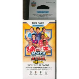 Match Attax Extra 26 carduri de fotbal - Pachet Eco