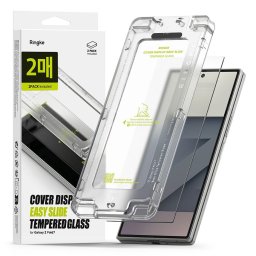 Husa Husa RINGKE Easy Slide, pachet de 2, sticlă securizată pentru Galaxy Z Fold 7, transparentă