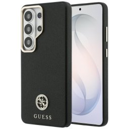 Husa Husa pentru Samsung Galaxy S26 Ultra - Guess Rhinestone Round Logo MagSafe (GUHMS26LPGCRMDEK) - Black