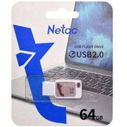 Memorie USB Memorie USB Netac, UA31, 64GB, USB 2.0, roz NT03UA31N-064G-20PK
