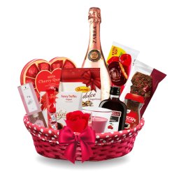 Cos Cadou Love - Expresie Rafinată de Afecțiune și Dulceață