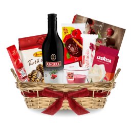 Cos Cadou Darling - Colecție Rafinată de Delicii și Ciocolată Premium