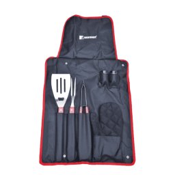 Set Ustensile Gratar 7 Piese Bergner - Cadoul Perfect - Pentru Pasionati