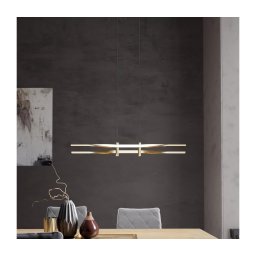 Eglo 901226 - Lustră suspendată cu cablu COLMEAL LED/21W/230V, auriu