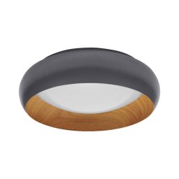 Osram plafonieră LED dimabilă ORBIS LIVIA, LED/16W/230V, diametru 30 cm, antracit/maro