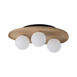 Osram - Plafonieră WOOD NEST 3xG9/5W/230V lemn de cauciuc