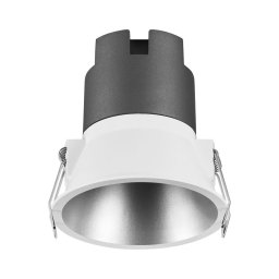 Osram - Spot încastrat SPOT TWIST LED, 10 W, 230 V, Ø 9,3 cm, alb/argintiu