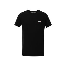 SUPERDRY T-Shirt D1 Essential Contrast Emb M1012078B 02a black