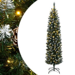 Brad Craciun artificial subtire cu 300 LED-uri, 240 cm GartenMobel Dekor