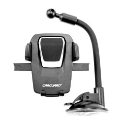 Suport auto universal pentru telefon Carguard, cu ventuza si brat reglabil 20 cm