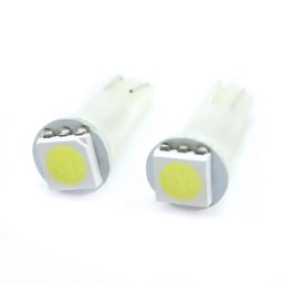 Set 2 becuri LED pentru bord T5 CLD001 12V SMD 18 lm, lumina alba