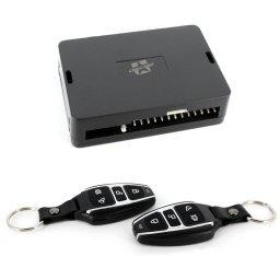 Kit închidere centralizata auto Carguard cu telecomanda, 12V, cod aleator