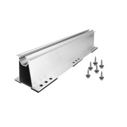Sina de montaj în Y pentru panouri fotovoltaice, aluminiu anodizat, 32 cm