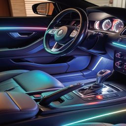 Kit lumini ambientale auto RGB Dynamic cu control Bluetooth, Carguard