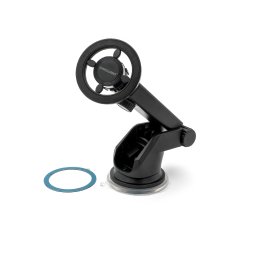 Suport auto magnetic Carguard MagSafe pentru bord/parbriz, brat telescopic