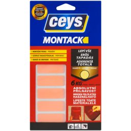 Banda de montaj dublu adeziva Ceys Montack Express, gel, 10 bucati