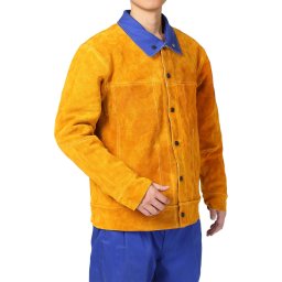 Jacheta de sudura din piele Strend Pro Industrial, marimea L, Clasa 2