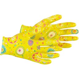 Manusi de gradinarit Strend Pro Lily din nitril, galbene, marimea 7/S