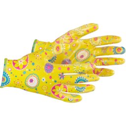 Manusi de gradinarit Strend Pro Lily, nitril, galbene, marimea M (08)