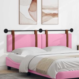 Cap de pat suspendat Pe perete Roz 180 x 40 cm Lemn compozit GartenMobel Dekor