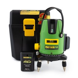 Nivela laser verde PartnerPro PP5L-P cu 5 linii, autonivelare si acumulator