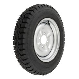 Roata pneumatica 450-12 pentru remorca, cu janta din fier, 4PR, 355 kg