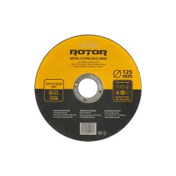 Disc abraziv de taiere metal si inox ROTOR 125x1,6x22,23 mm