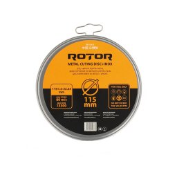 Set 10 discuri taiere metal si inox Rotor 115x1,2x22,23 mm, ambalaj metalic