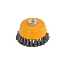Perie de sarma tip cupa cu noduri rasucite ROTOR, 100 mm, prindere M14