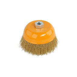 Perie de sarma tip cupa Rotor 100 mm M14 din otel, pentru flex