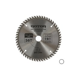 Disc pentru taiere lemn Rotor 165 mm, 56T, prindere 20/16 cu adaptor inclus